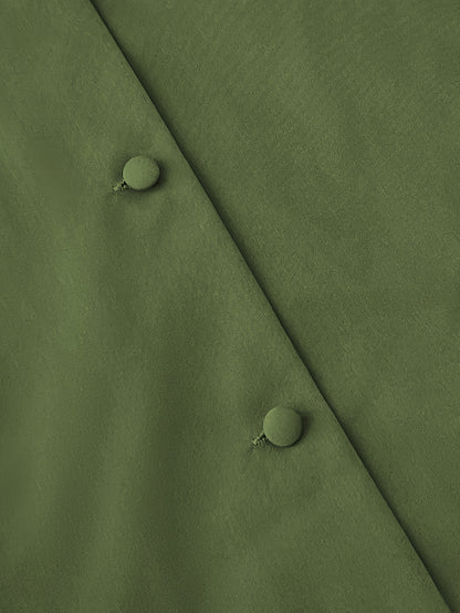 Vestido Longo Elegante Alfaiataria com Gola Lapela e Cinto