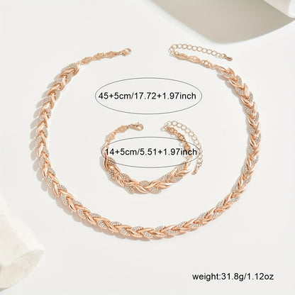 Kit Joias Feminino Vidro Strass Sereia Pulseira Colar Brincos Elegante Luxo