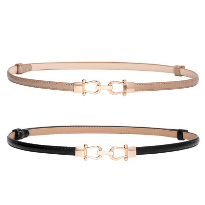 Cinto Feminino Couro Legítimo Cintura Decorativo Vestidos Suéteres Versátil