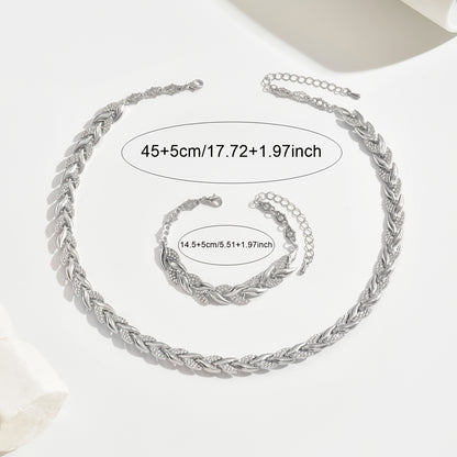 Kit Joias Feminino Vidro Strass Sereia Pulseira Colar Brincos Elegante Luxo