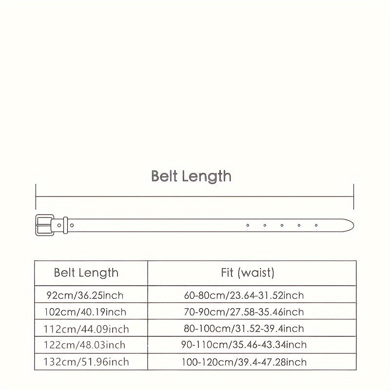 Cinto Feminino Couro Legítimo Fino Minimalista Retrô Casual Verão