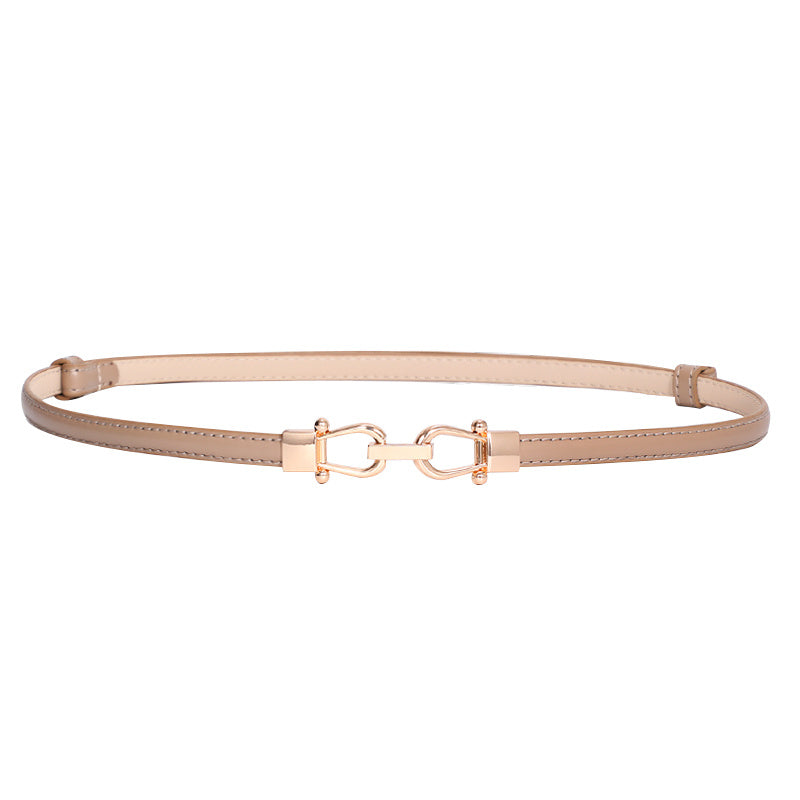 Cinto Feminino Couro Legítimo Cintura Decorativo Vestidos Suéteres Versátil