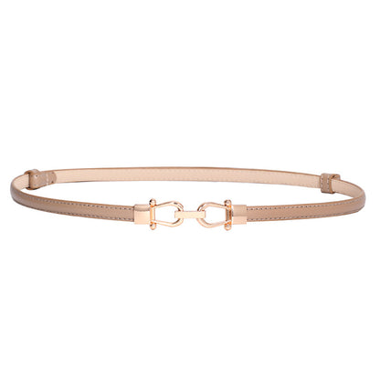 Cinto Feminino Couro Legítimo Cintura Decorativo Vestidos Suéteres Versátil