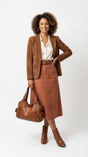 Bolsa Feminina Couro Legítimo Tote Grande Vintage Transversal Versátil