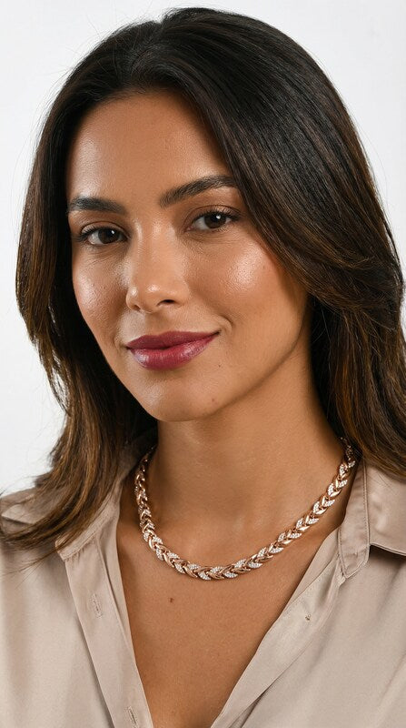 Kit Joias Feminino Vidro Strass Sereia Pulseira Colar Brincos Elegante Luxo