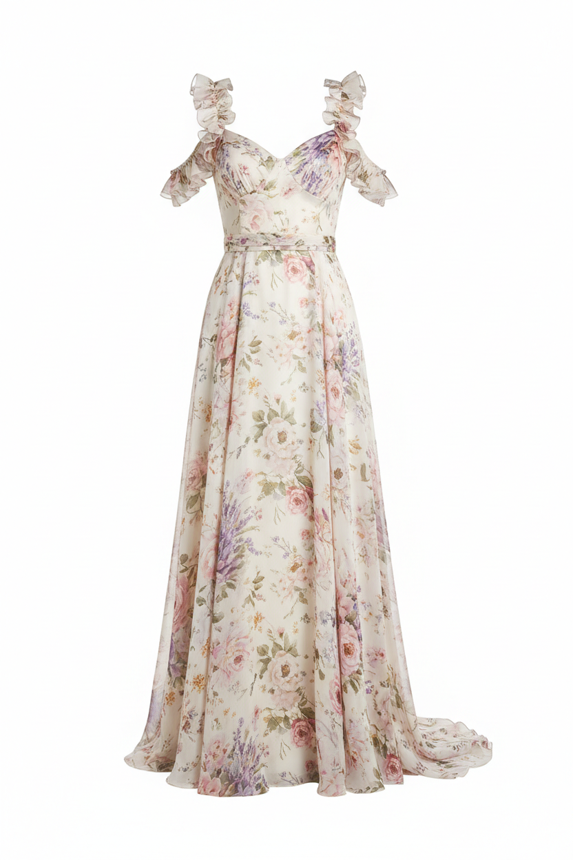 Vestido Elegante Floral